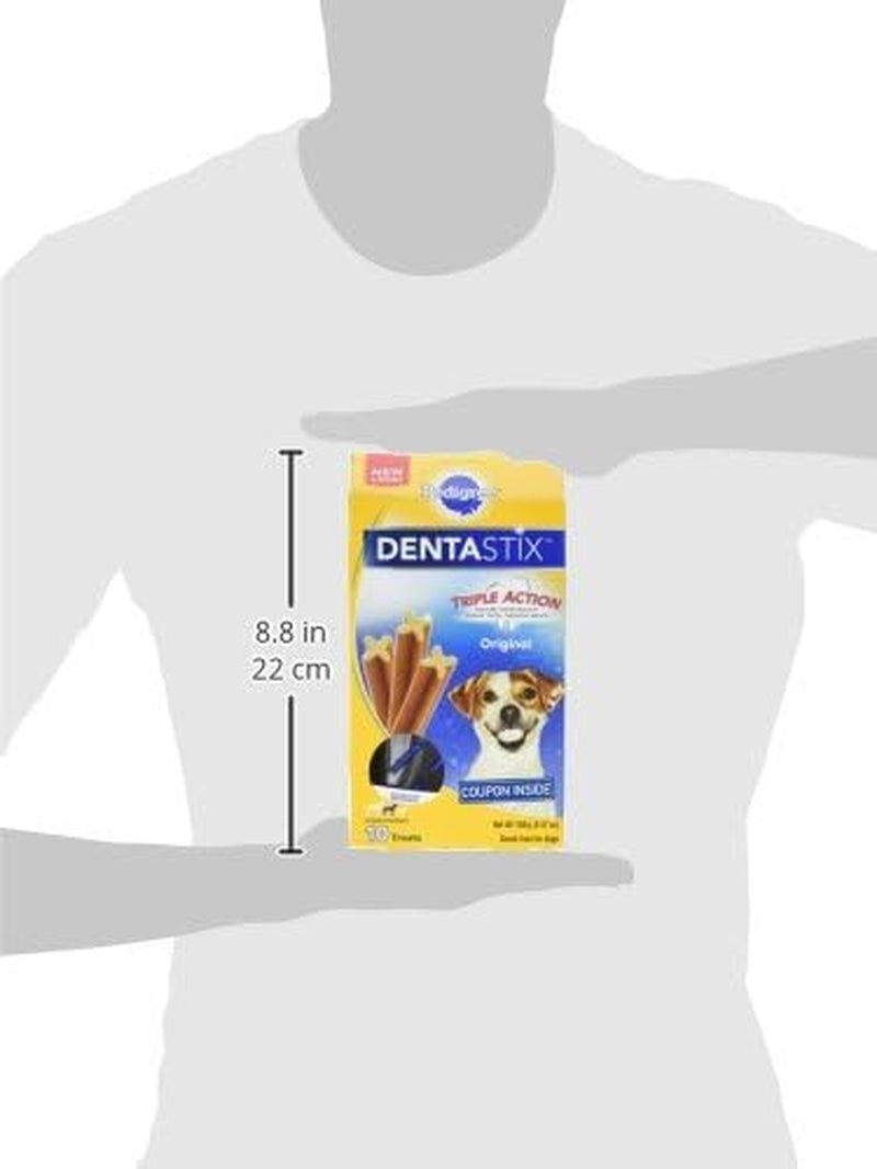 DENTASTIX Small/Medium Dog Dental Treats Original Flavor Dental Bones, 5.57 Oz. Pack, Pack of 7 (70 Total Treats)