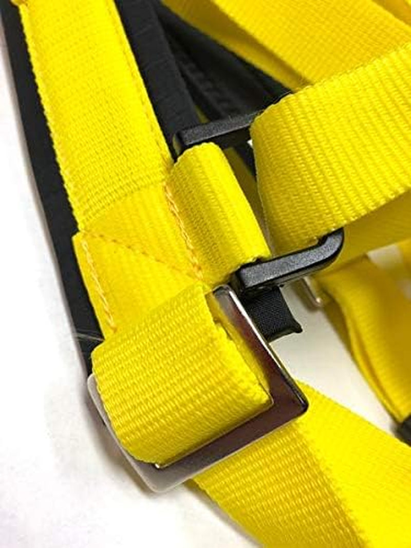 Adjustable Sled Pro Harness (Large, Pink), Dog Harness for Large Breeds, Giant Dogs, Sled Pulling